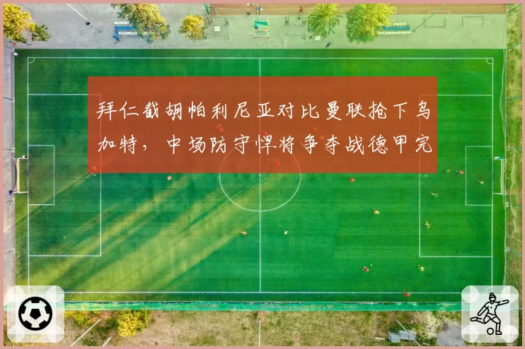 拜仁截胡帕利尼亚对比曼联抢下乌加特,中场防守悍将争夺战德甲完胜英超