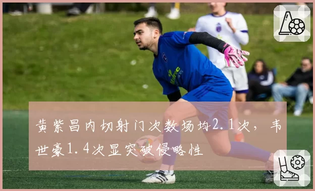 黄紫昌内切射门次数场均2.1次,韦世豪1.4次显突破侵略性